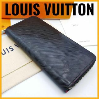 ルイヴィトン(LOUIS VUITTON)のルイヴィトン 長財布 エピレザー ジッピーウォレット 箱袋付き 極美品 ブラック(財布)