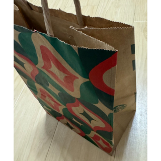 Starbucks - 5/15〆♡赤スタバ限定デザイン可愛い緑おしゃれ紙袋カルディ福袋タンブラー包装好