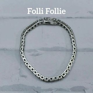 フォリフォリ(Folli Follie)の【匿名配送】 フォリフォリ ブレスレット SV925 22.9g ストーン(ブレスレット/バングル)