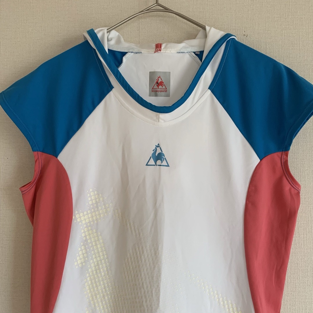 le coq sportif(ルコックスポルティフ)のルコックスポルティフ L レディース Tシャツ フード付き パーカー スポーツ レディースのトップス(Tシャツ(半袖/袖なし))の商品写真