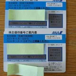 エーエヌエー(ゼンニッポンクウユ)(ANA(全日本空輸))のANA 株主優待券　2枚(その他)