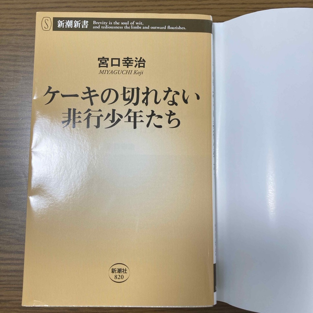 ケーキの切れない非行少年たち　宮口幸治 エンタメ/ホビーの本(その他)の商品写真