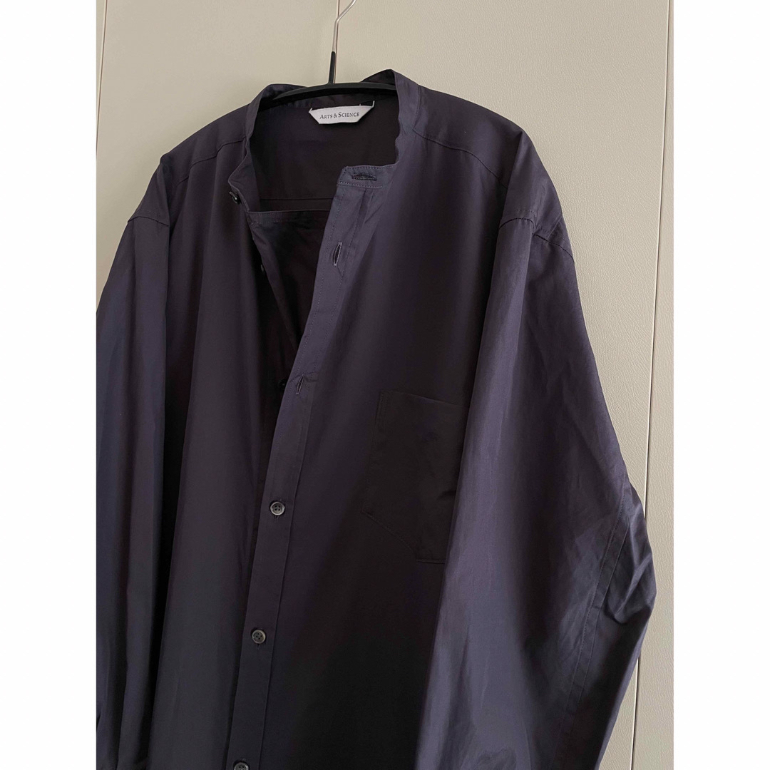 ARTS&SCIENCE / No-collar Fake Shirt Maxi ARTS&SCIENCE / No-collar Fake Shirt Maxi