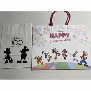 ディズニー(Disney)のDisney ディズニー　紙袋　100周年　限定　ポップアップ　ショッパー(ショップ袋)