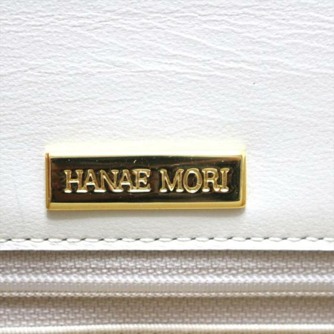 HANAE MORI(ハナエモリ)のHANAE MORI(ハナエモリ) ハンドバッグ - アイボリー レザー レディースのバッグ(ハンドバッグ)の商品写真