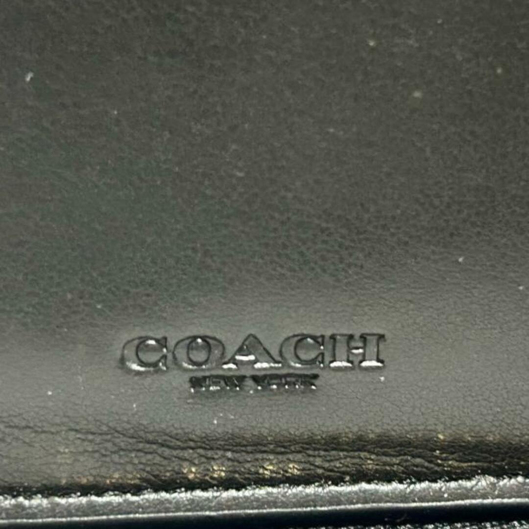COACH(コーチ)のCOACH(コーチ) 長財布 シグネチャー柄 黒 ラウンドファスナー レザー レディースのファッション小物(財布)の商品写真