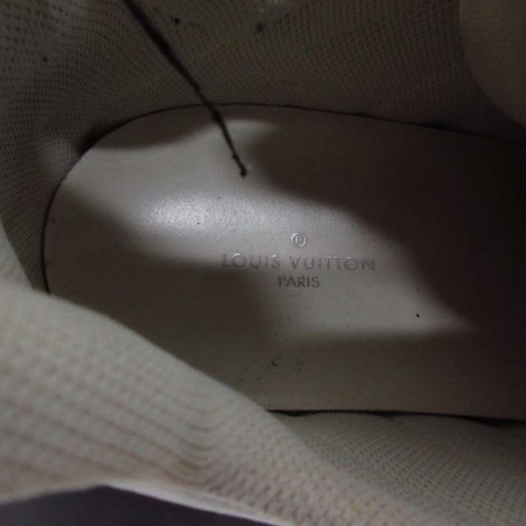 LOUIS VUITTON(ルイヴィトン)のLOUIS VUITTON(ルイヴィトン) スニーカー 38　1/2 メンズ LV アークライト・ライン スニーカー ダークネイビー×白 ラバー×化学繊維×モノグラムキャンバス メンズの靴/シューズ(スニーカー)の商品写真