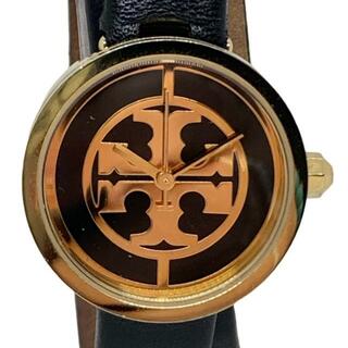 トリーバーチ(Tory Burch)のTORY BURCH(トリーバーチ) 腕時計 - TBW4019 レディース 黒×ゴールド(腕時計)