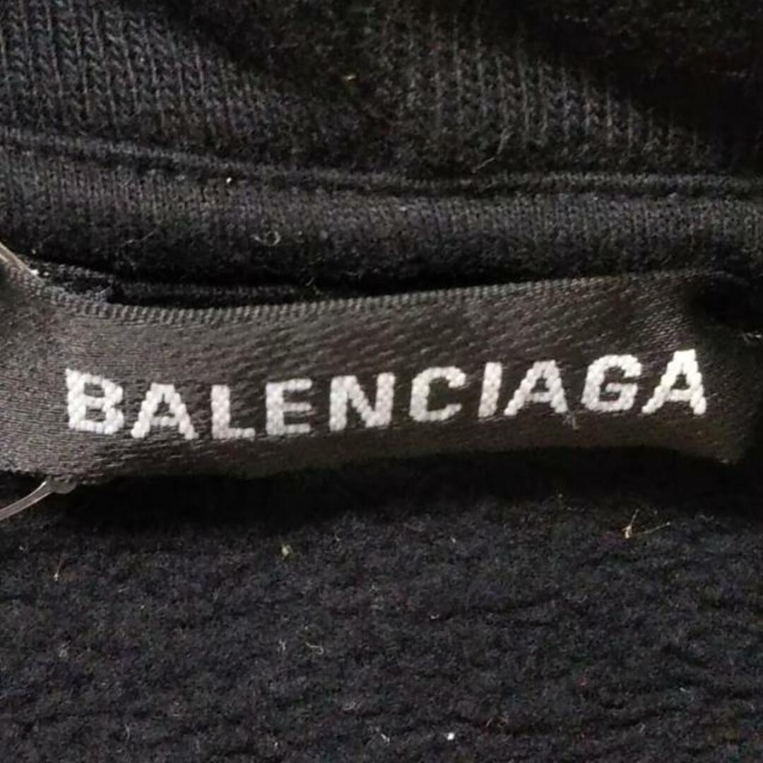 Balenciaga(バレンシアガ)のBALENCIAGA(バレンシアガ) パーカー サイズXS メンズ美品  - 556143 TDV52 黒×白 長袖/プルオーバー メンズのトップス(パーカー)の商品写真