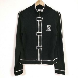 アルマーニエクスチェンジ(ARMANI EXCHANGE)のARMANIEX(アルマーニエクスチェンジ) ジャージ サイズL レディース - 黒×白 長袖(その他)