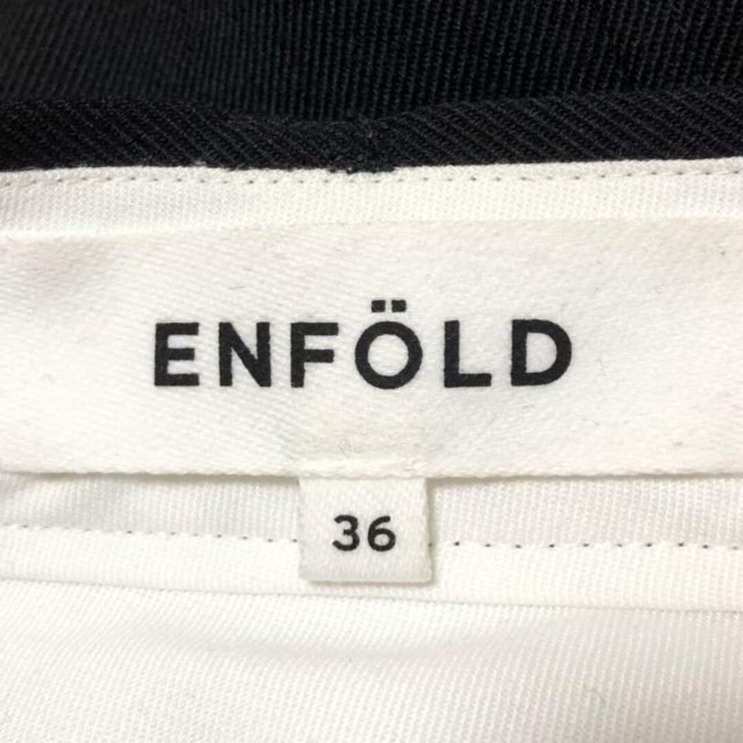 ENFOLD(エンフォルド)のENFOLD(エンフォルド) ハーフパンツ サイズ36 S レディース - 黒 毛 レディースのパンツ(ハーフパンツ)の商品写真