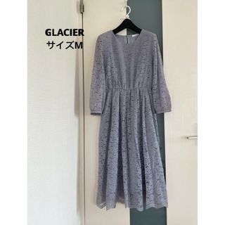 グラシア(GLACIER)のGLACIER サイズM レースロングワンピース(ロングワンピース/マキシワンピース)