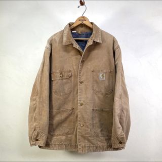 カーハート(carhartt)の希少 70s カーハート ミシガンチョアジャケット 46 ビッグサイズ ダック(その他)