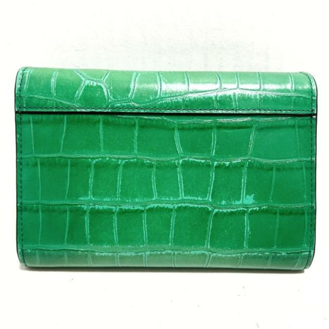 Mulberry(マルベリー)のMULBERRY(マルベリー) 財布 - グリーン 型押し加工 レザー レディースのファッション小物(財布)の商品写真