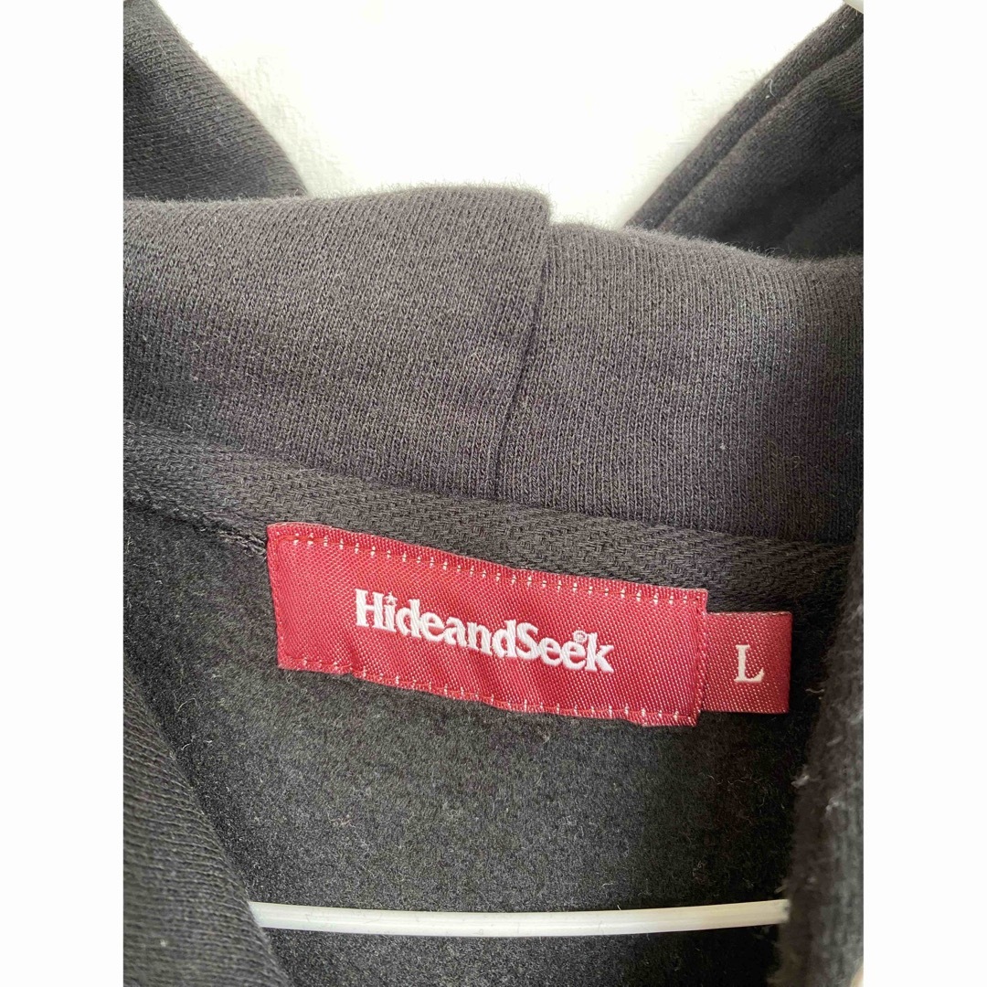 HIDE AND SEEK(ハイドアンドシーク)のOUT OF ORDER HOODED SWEAT SHIRT メンズのトップス(パーカー)の商品写真