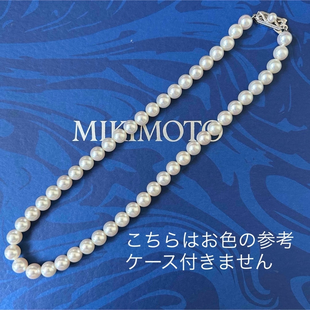 MIKIMOTO(ミキモト)のミキモト  7.4-7.0㎜珠　k14WG  パールネックレス　冠婚葬祭　一連 レディースのアクセサリー(ネックレス)の商品写真