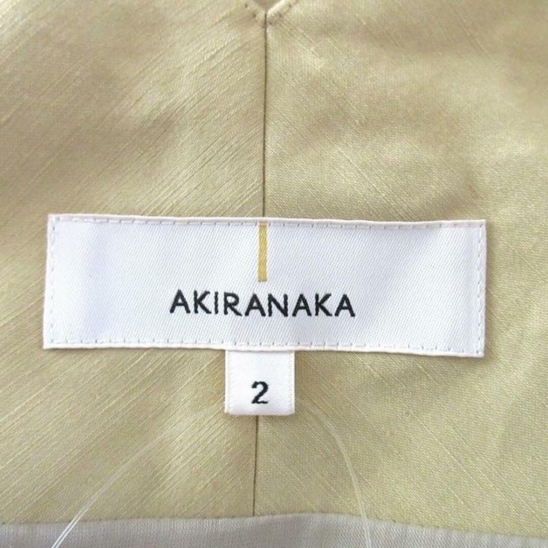 AKIRANAKA(アキラナカ)のAKIRA NAKA(アキラナカ) ワンピース サイズ2 M レディース - ベージュ×マルチ ノースリーブ/ロング レディースのワンピース(その他)の商品写真