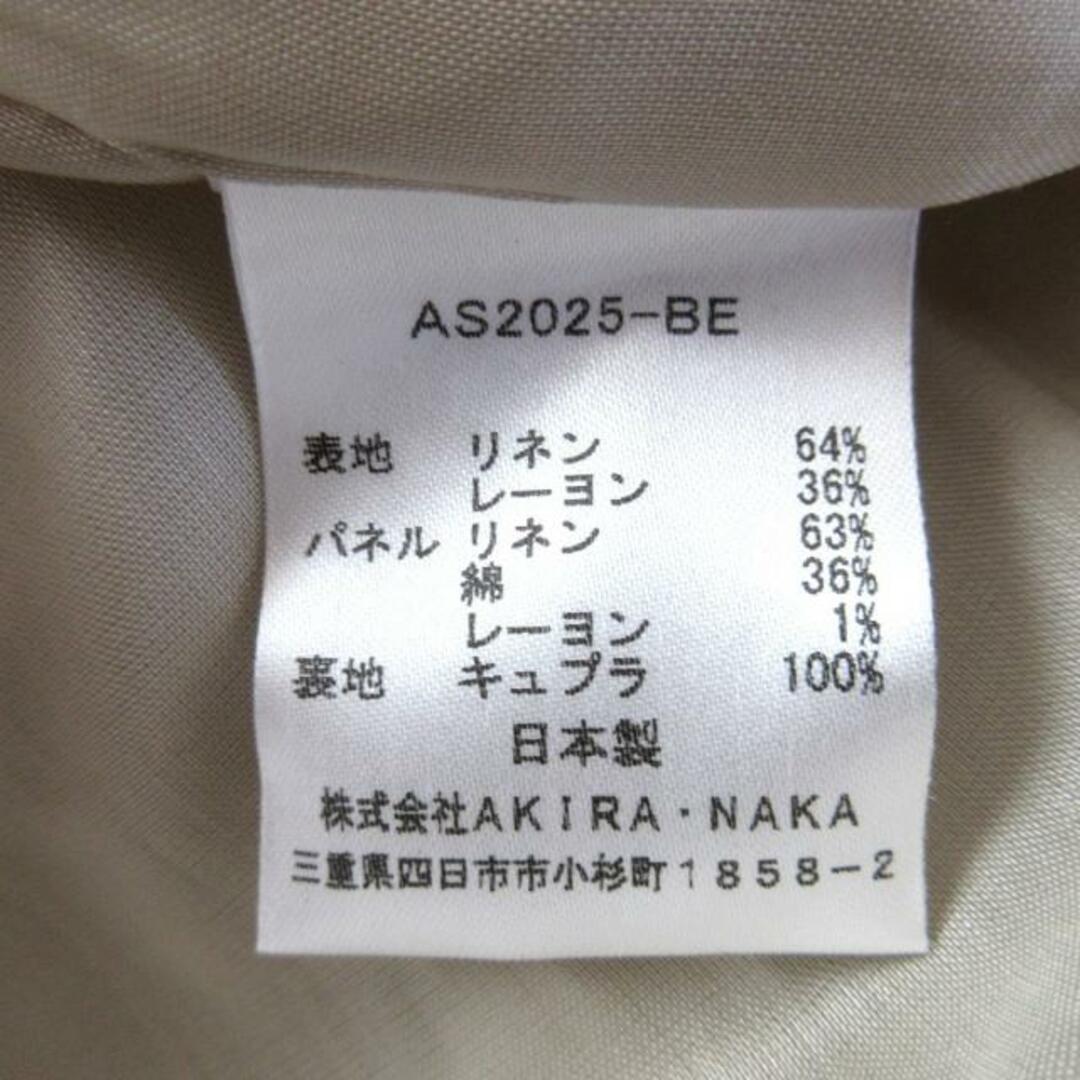 AKIRANAKA(アキラナカ)のAKIRA NAKA(アキラナカ) ワンピース サイズ2 M レディース - ベージュ×マルチ ノースリーブ/ロング レディースのワンピース(その他)の商品写真