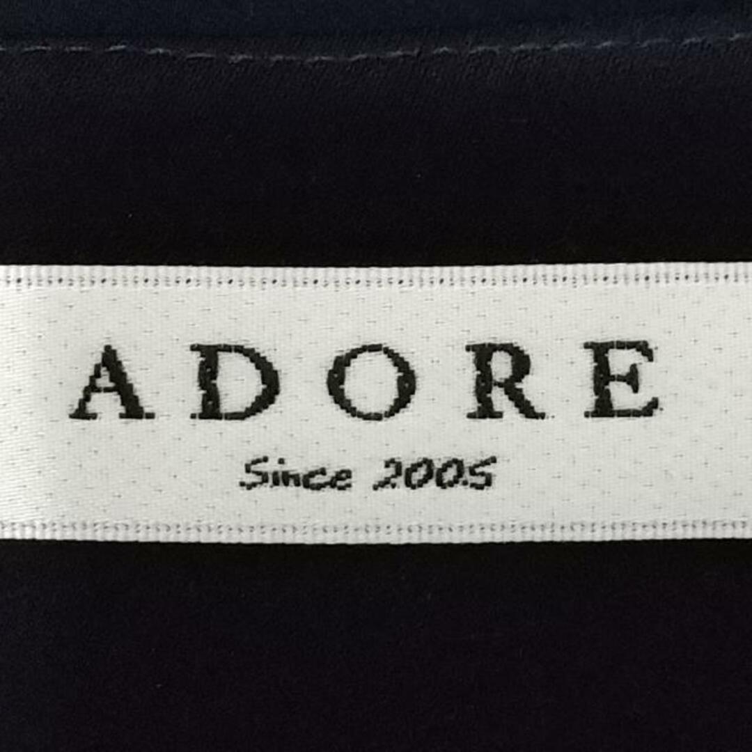 ADORE(アドーア)のADORE(アドーア) 半袖カットソー サイズ38 M レディース - 黒 レディースのトップス(カットソー(半袖/袖なし))の商品写真