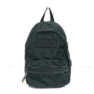 マークジェイコブス(MARC JACOBS)のMARC JACOBS(マークジェイコブス) リュックサック - M0016065 黒 THE BACK PACK ナイロン×レザー(リュック/バックパック)