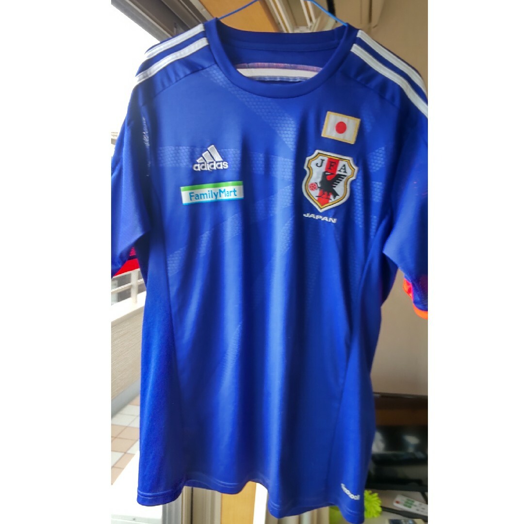 adidas(アディダス)のファミリーマート　サッカー日本代表　ユニフォーム メンズのトップス(Tシャツ/カットソー(半袖/袖なし))の商品写真