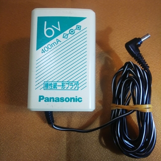 パナソニック(Panasonic)のPanasonic ACアダプター AC-61A 6V 極性統一形プラグ(変圧器/アダプター)