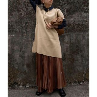 アメリヴィンテージ(Ameri VINTAGE)のAMERI PONCHO VEST WITH SHIRT(セット/コーデ)