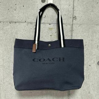 コーチ COACH トートバッグ キャンバス　グリーン　ロゴ　C4017(トートバッグ)