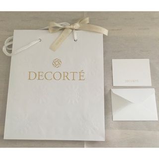 DECORTE  デコルテ⭐︎ショッパー&ミニメッセージカード封筒⭐︎