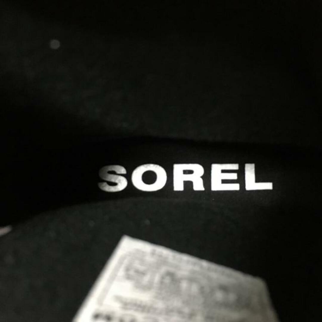 SOREL(ソレル)のSOREL(ソレル) ショートブーツ 24.5 レディース美品  - ダークグレー×白 化学繊維 レディースの靴/シューズ(ブーツ)の商品写真