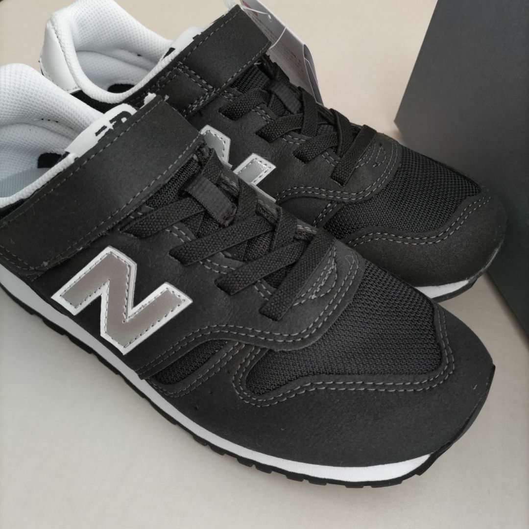 New Balance(ニューバランス)の21.5cm◆ニューバランス★キッズスニーカー　YV373　黒　ジュニア キッズ/ベビー/マタニティのキッズ靴/シューズ(15cm~)(スニーカー)の商品写真