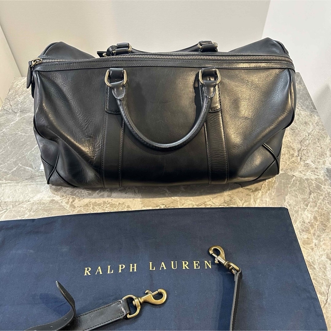 POLO RALPH LAUREN(ポロラルフローレン)のラルフローレン　レザーボストンバッグ メンズのバッグ(ボストンバッグ)の商品写真