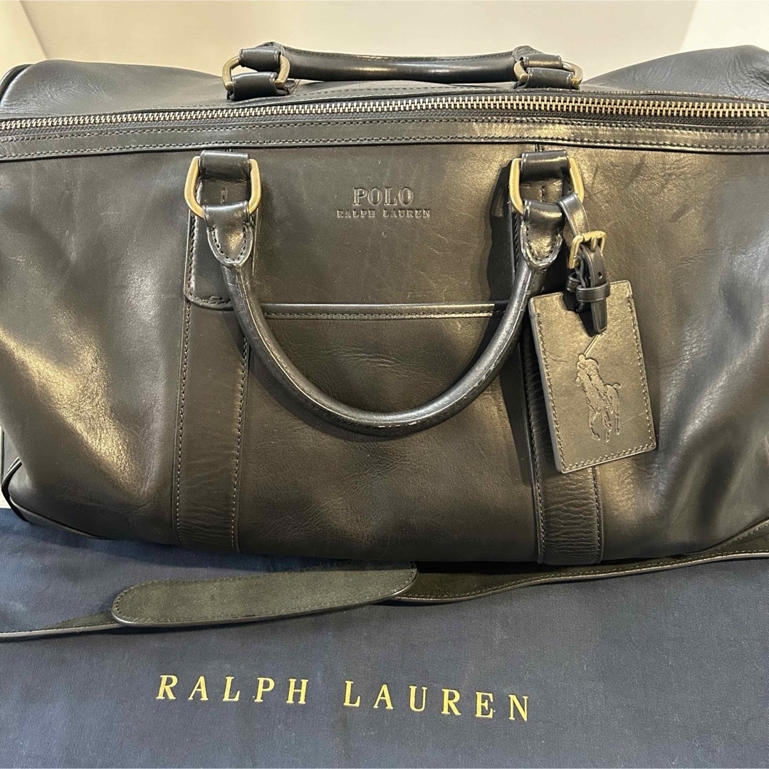 POLO RALPH LAUREN(ポロラルフローレン)のラルフローレン　レザーボストンバッグ メンズのバッグ(ボストンバッグ)の商品写真