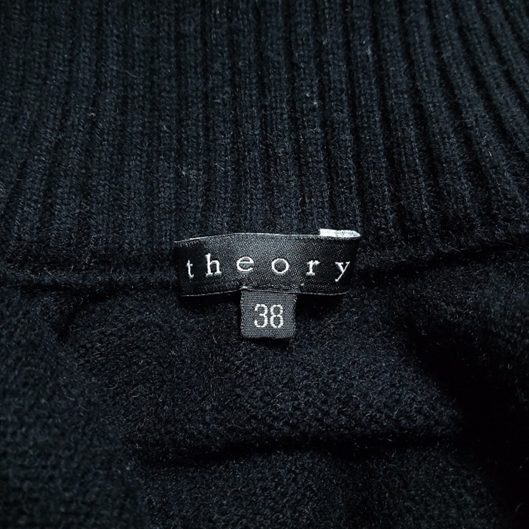 theory(セオリー)のtheory(セオリー) 長袖セーター サイズ38 M レディース - 黒 ハイネック レディースのトップス(ニット/セーター)の商品写真