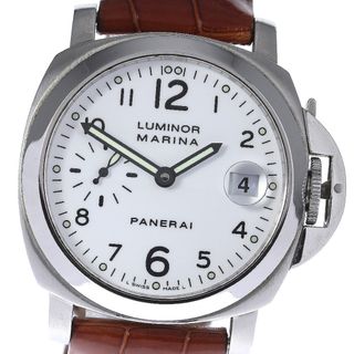 パネライ(PANERAI)のパネライ PANERAI PAM00049 ルミノール マリーナ デイト スモールセコンド 自動巻き メンズ _806537(腕時計(アナログ))