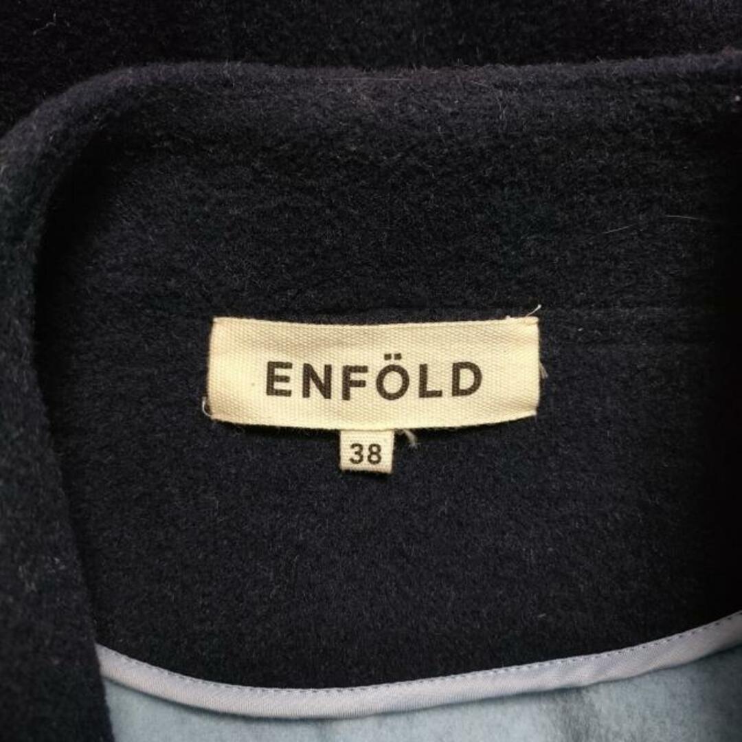 ENFOLD(エンフォルド)のENFOLD(エンフォルド) コート サイズ38 M レディース美品  - ダークネイビー 長袖/冬 レディースのジャケット/アウター(その他)の商品写真