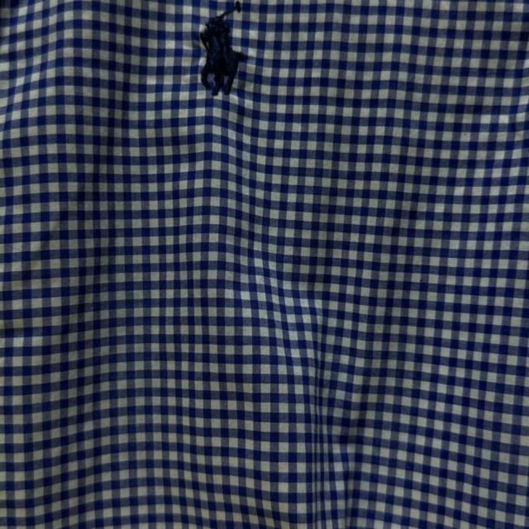 Ralph Lauren(ラルフローレン)のRalphLauren(ラルフローレン) 長袖シャツ サイズ0 XS メンズ - ネイビー×白 チェック柄 メンズのトップス(シャツ)の商品写真