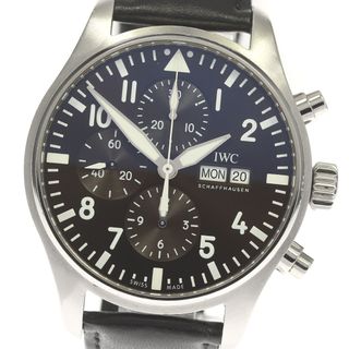 インターナショナルウォッチカンパニー(IWC)のIWC IWC SCHAFFHAUSEN IW377713 パイロットウォッチ アントワーヌ ド サンテグジュペリ クロノグラフ 自動巻き メンズ 箱付き_807827(腕時計(アナログ))