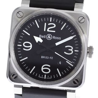 ベルアンドロス(Bell & Ross)のベル＆ロス Bell＆Ross BR03-92 デイト 自動巻き メンズ 箱・保証書付き_811269(腕時計(アナログ))