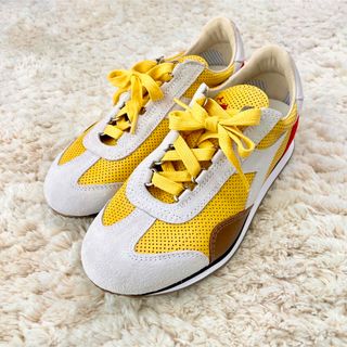 DIADORA - diadora HERITAGE ジュニア本革スニーカー