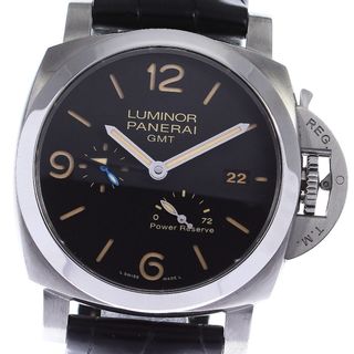 パネライ(PANERAI)のパネライ PANERAI PAM01321 ルミノール1950 3デイズ GMT 自動巻き メンズ 良品 内箱・保証書付き_808260(腕時計(アナログ))