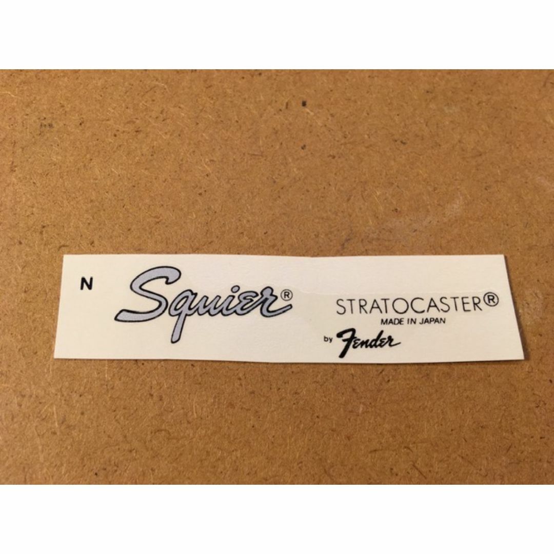 Squier by Fender STRATOCASTER デカール 補修用 ⑧ 楽器のギター(パーツ)の商品写真