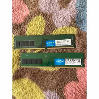 クルーシャル(crucial)のCrucial デスクトップ用メモリ 8GB2枚セット W4U2666CM-8G(PCパーツ)