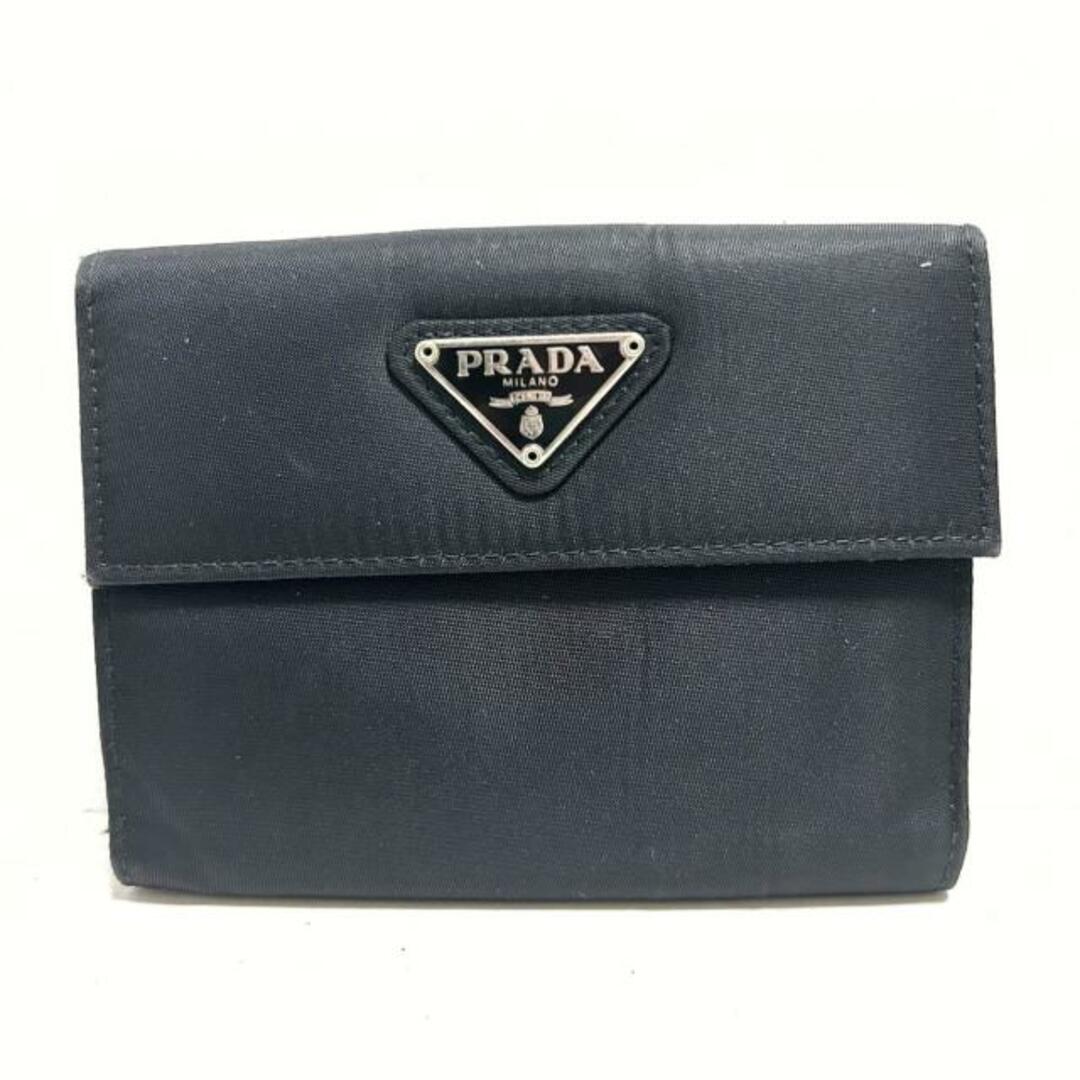 PRADA(プラダ)のPRADA(プラダ) 2つ折り財布 - 黒 ナイロン×レザー レディースのファッション小物(財布)の商品写真