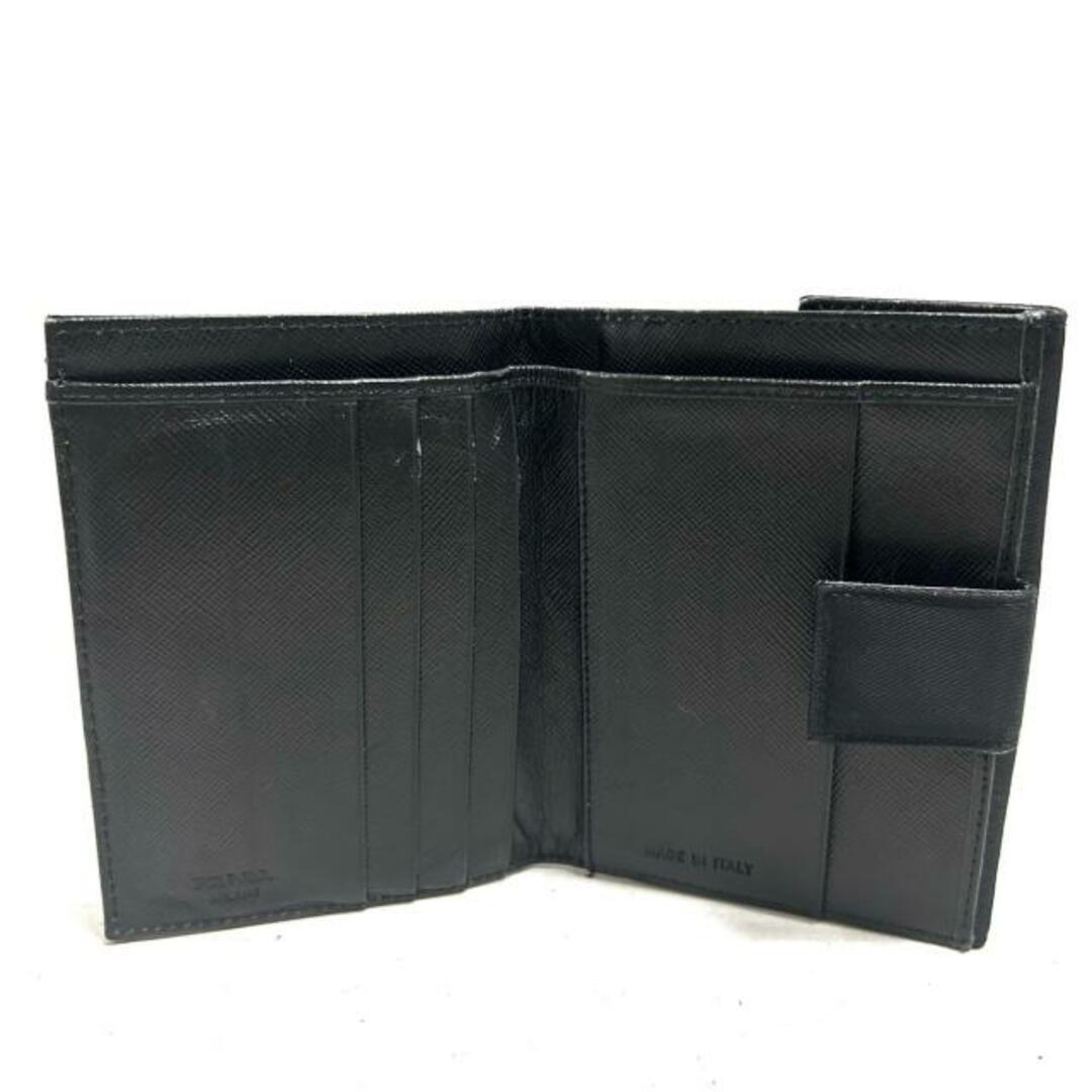PRADA(プラダ)のPRADA(プラダ) 2つ折り財布 - 黒 ナイロン×レザー レディースのファッション小物(財布)の商品写真