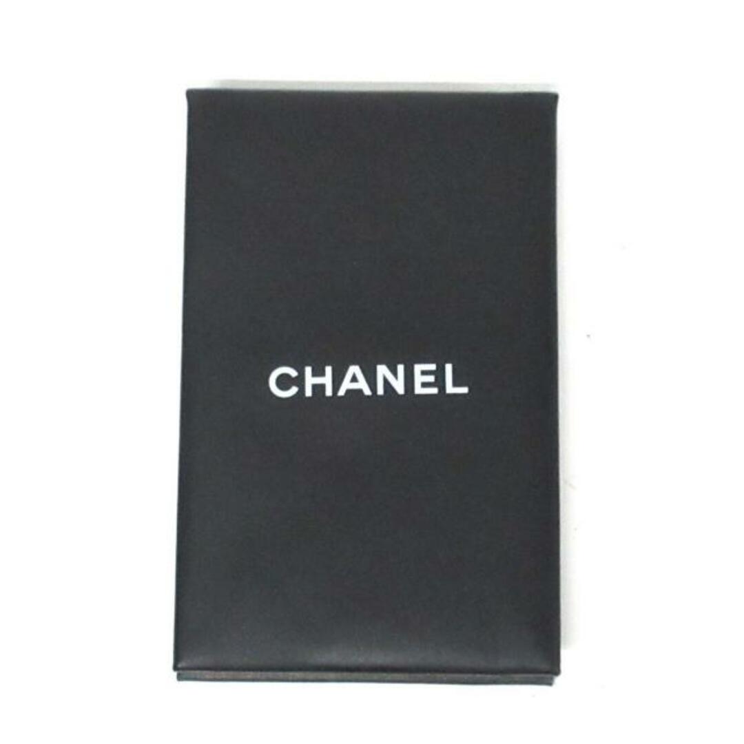 CHANEL(シャネル)のCHANEL(シャネル) 小物 - 黒 あぶらとり紙 天然繊維×ペーパー×ミラー レディースのファッション小物(その他)の商品写真