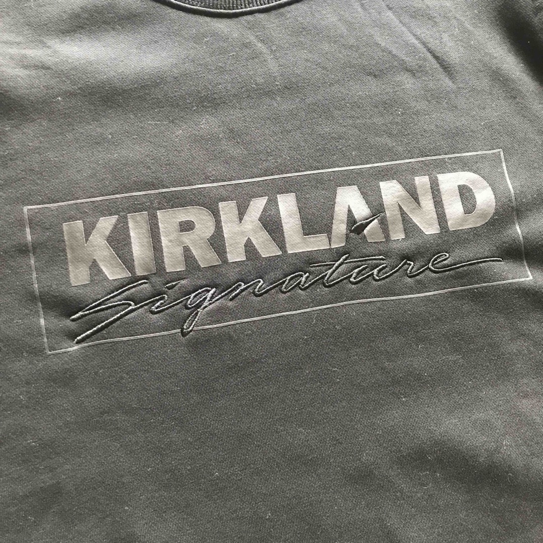 KIRKLAND(カークランド)の美品【KIRKLAND】トレーナー　コストコ　黒 レディースのトップス(トレーナー/スウェット)の商品写真