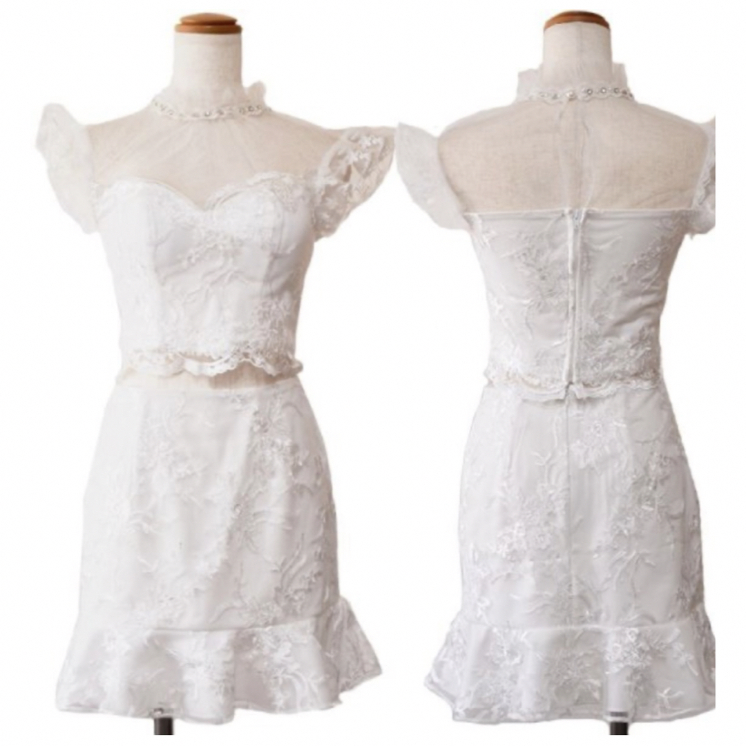 ラブリッチ　キャバドレス　フリルドレス レディースのフォーマル/ドレス(ナイトドレス)の商品写真