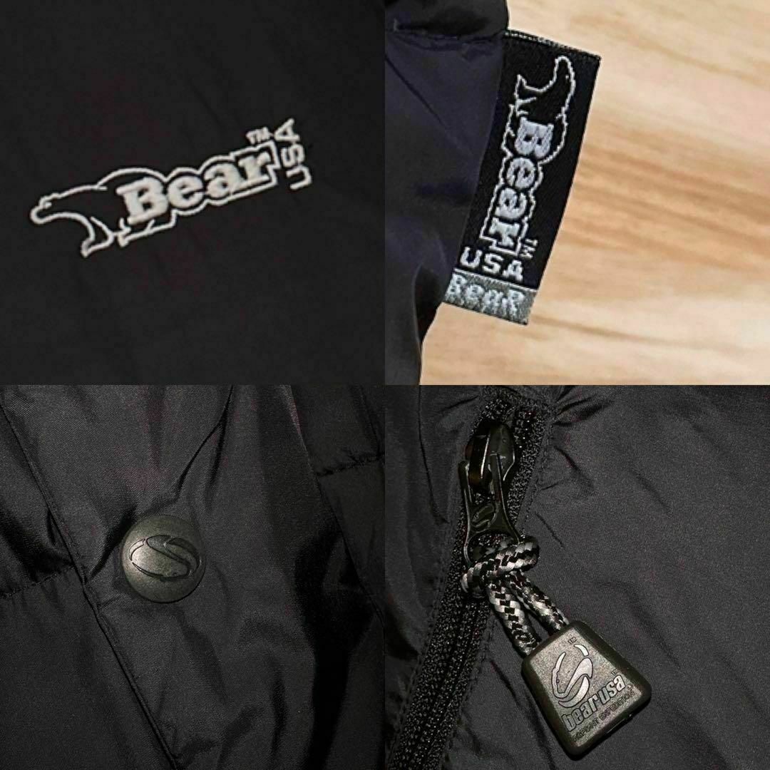 Bear USA(ベアー)の最高級【ベアー・ユーエスエー】グースダウン ロング コート 防寒 L 黒ブラック メンズのジャケット/アウター(ダウンジャケット)の商品写真