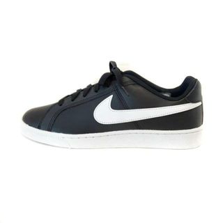 ナイキ(NIKE)のNIKE(ナイキ) スニーカー cm 24 レディース美品  ウィメンズ コート ロイヤル SL 844896-002 黒×白 合皮(スニーカー)